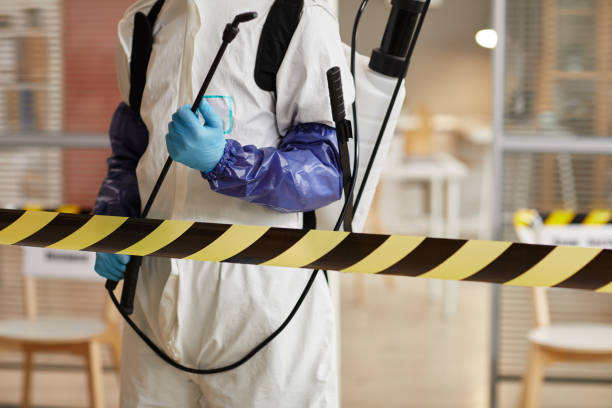 Professional Biohazard Cleanup technician working in Bellwood, IL